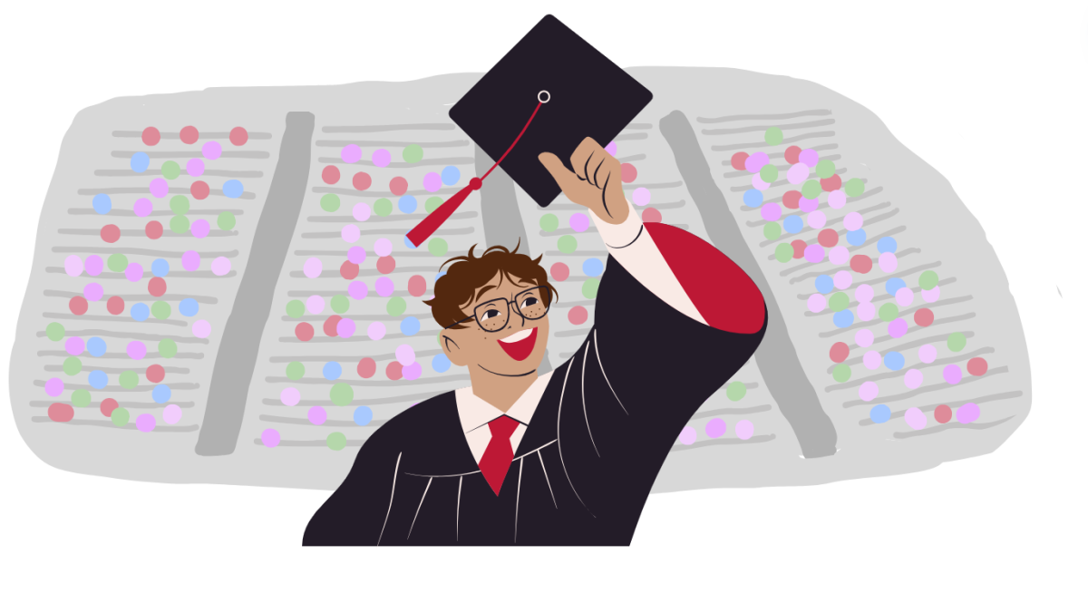 Since SBCC's recognition of becoming a Hispanic-Serving Institution, many different programs have come out of this new title, including Raíces and the TAP program, helping students with their educational goals. Illustration created on Canva.