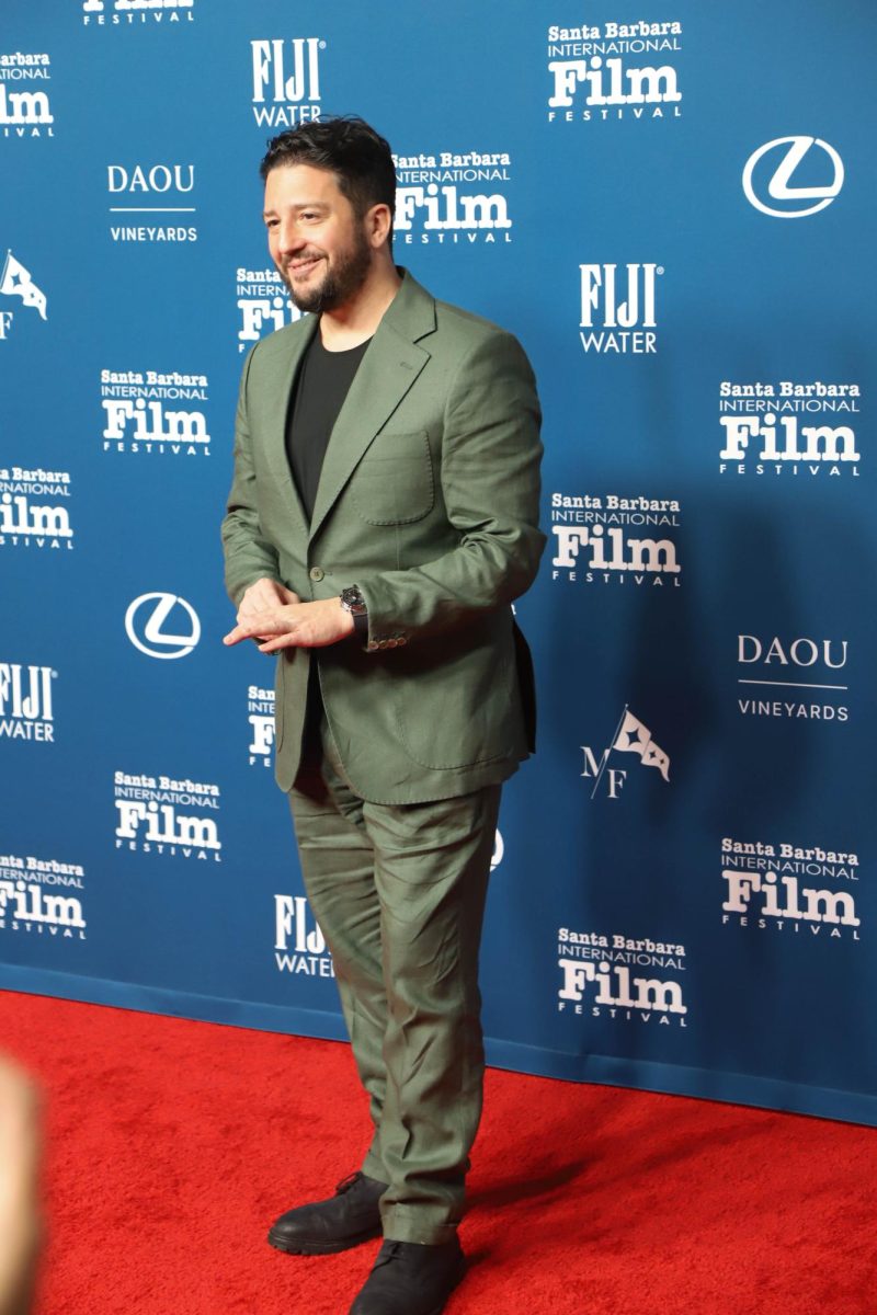 John Magaro receives Virtuosos award  on Feb. 9 at the Arlington Theater in Santa Barbara, Calif. Magaro stared in "Past Lives" and "September 5"