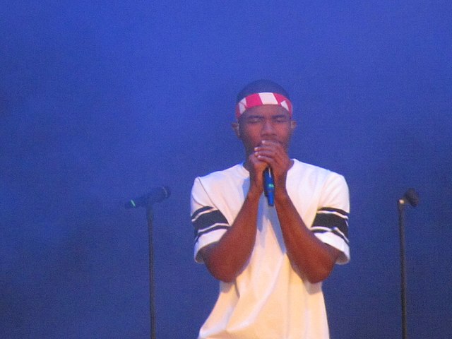 Frank Ocean preforms at the Wireless Festival in 2013 in London, England. RJ Photos UK.